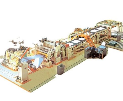 Lunghezza della piastra da taglio 300-2000 mm di acciaio laminato a freddo tagliato in linea di produzione