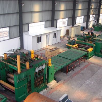qualità  Automatic Steel Coil Slitting Line Uncoiling Leveling Shearing Machine fabbrica