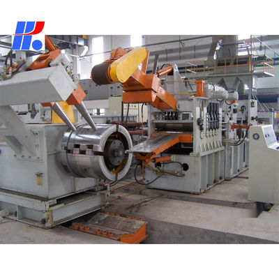 3 Spessore del materiale 12 mm Macchina mobile di livellamento delle bobine per taglio e palettizzazione