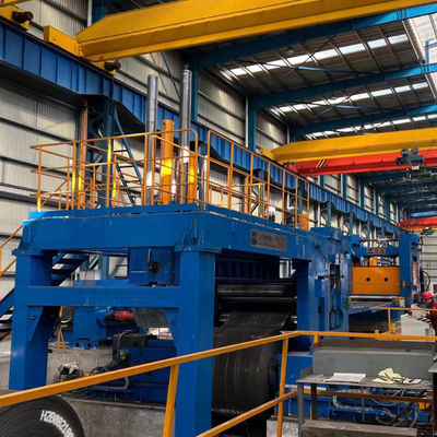 Linea di livellamento e taglio trasversale per bobine di acciaio laminate a caldo spessore del materiale 10-25 mm