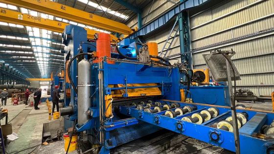 Linea di livellamento e taglio trasversale per bobine di acciaio laminate a caldo spessore del materiale 10-25 mm