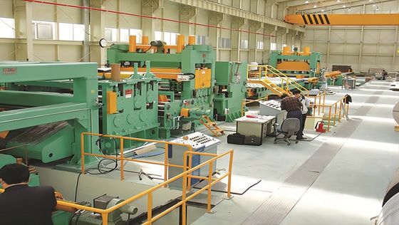 20T peso della bobina velocità guillotine macchina da taglio per taglio della bobina di acciaio di lunghezza fissa