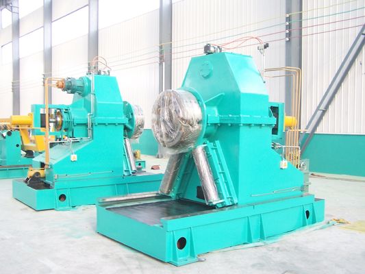 PLC controllato Steel Coil Uncoiler Straightening Slitting and Recoiling Line per l'uscita