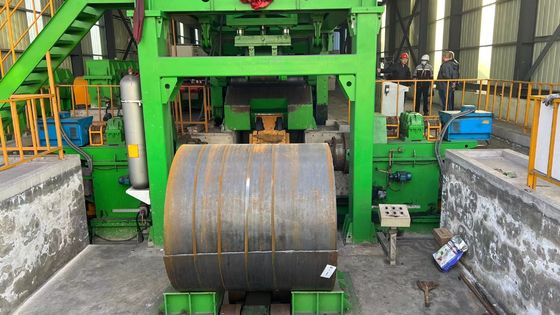 Macchina di appiattimento ad alta produttività per l'allineamento e il taglio incrociato di lamiere di acciaio