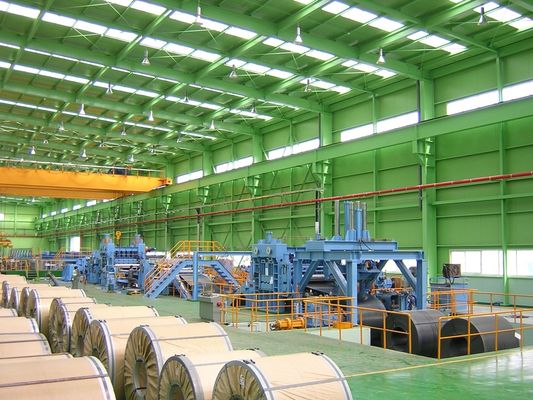 Linea di rasoio di levigatura di bobine in acciaio inossidabile ad alta velocità per lavori di costruzione