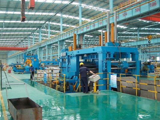 Linea di produzione mobile di levigatura di bobine di metallo con alta produttività